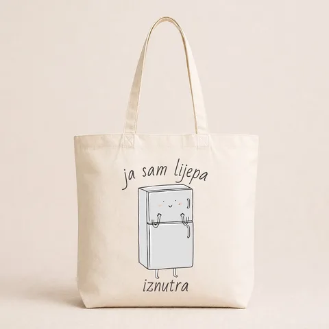 Ja sam lijepa iznutra - Pamučni ceger