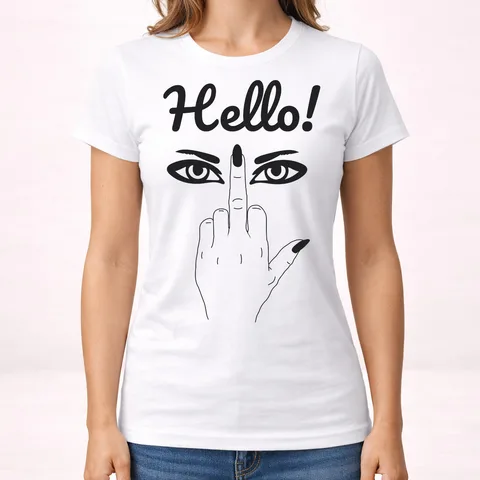 Hello - Majica - Ženska