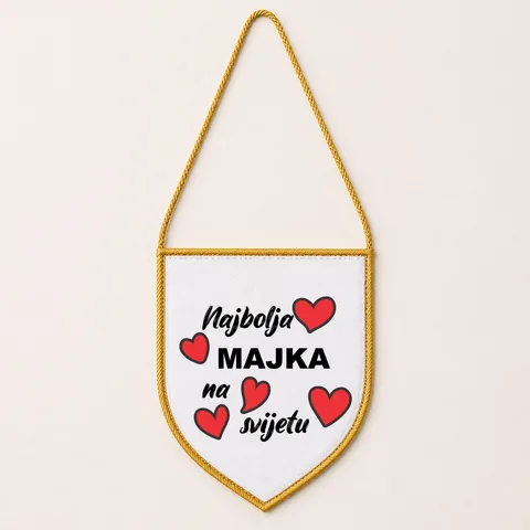 Najbolja majka na svijetu - Zastavica – proizvod sa printom