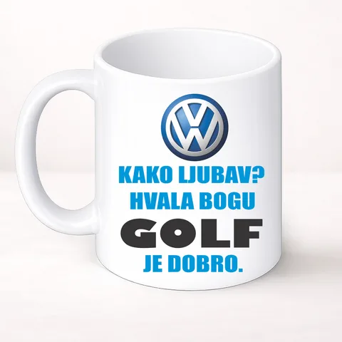 Kako ljubav? Hvala bogu GOLF je dobro - Šolja Classic