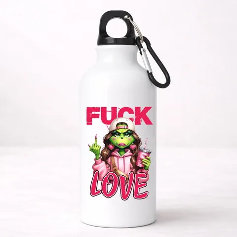 Fuck Love - Aluminijumska boca – proizvod sa printom
