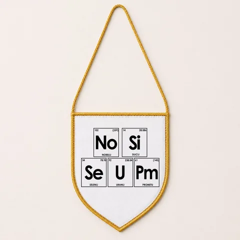 No Si Se U Pm - Zastavica