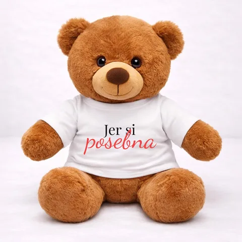 Jer si posebna - Plišana igračka - Medo sa majicom