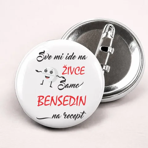 Sve mi ide na zivce samo bensedin na recept - Bedževi