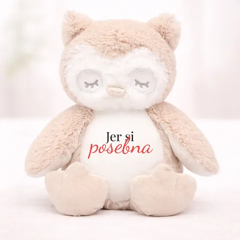Jer si posebna - Plišana igračka - Sova – proizvod sa printom