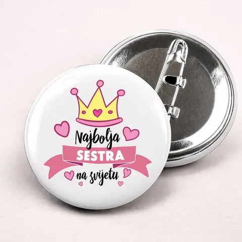 Najbolja sestra na svijetu - Bedževi
