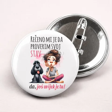 Rečeno mi je da promenim svoj stav - Bedževi