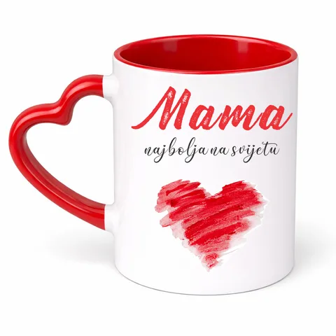 Mama najbolja na svijetu - Šolja Srce