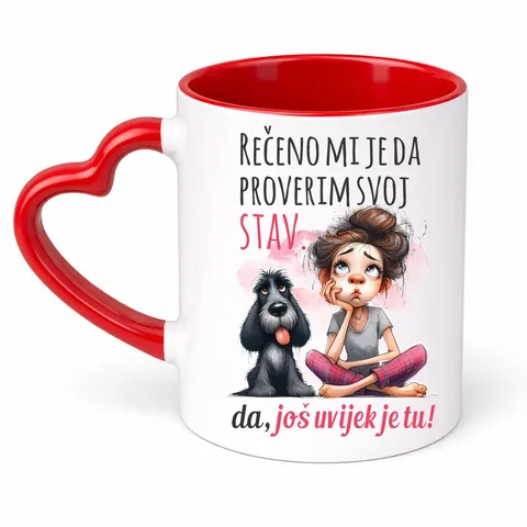 Rečeno mi je da promenim svoj stav - Šolja Srce
