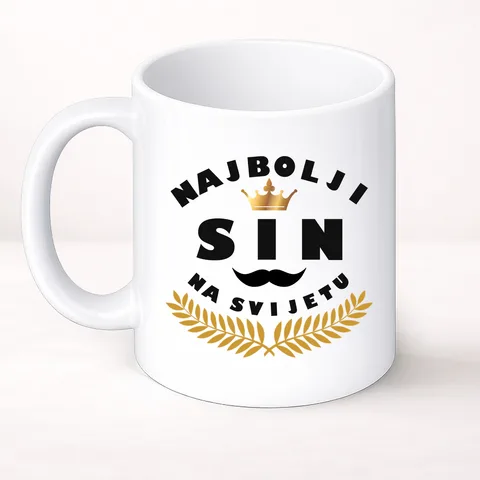 Najbolji sin na svijetu - Šolja Classic – proizvod sa printom