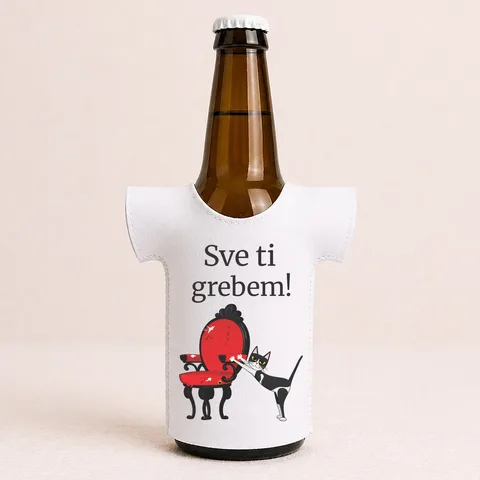 Sve ti grebem - Majica za flaše
