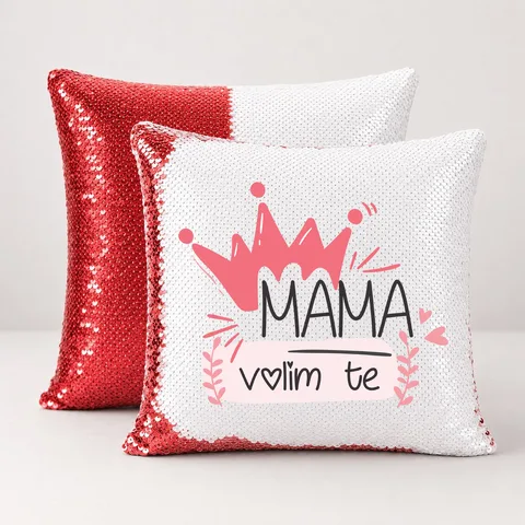 Mama volim te - Jastuk magični – proizvod sa printom