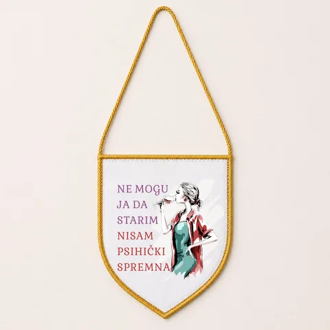 Ne mogu ja da starim nisam psihicki spremna - Zastavica