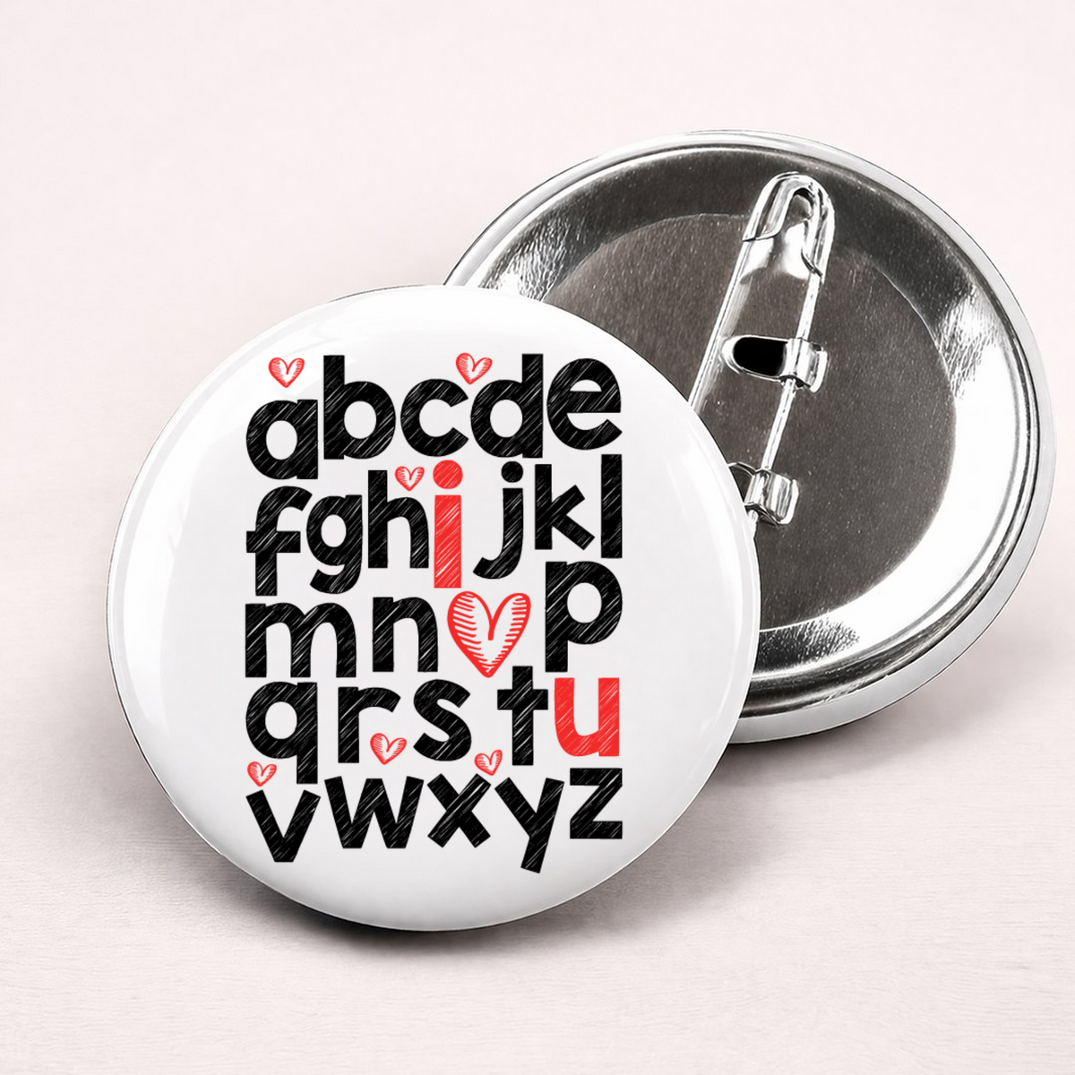 I love you - Bedževi – prikaz proizvoda