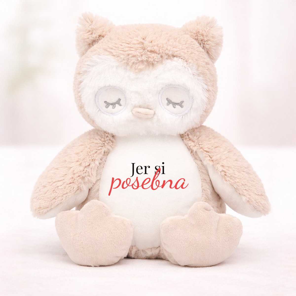 Jer si posebna - Plišana igračka - Sova – prikaz izdelka