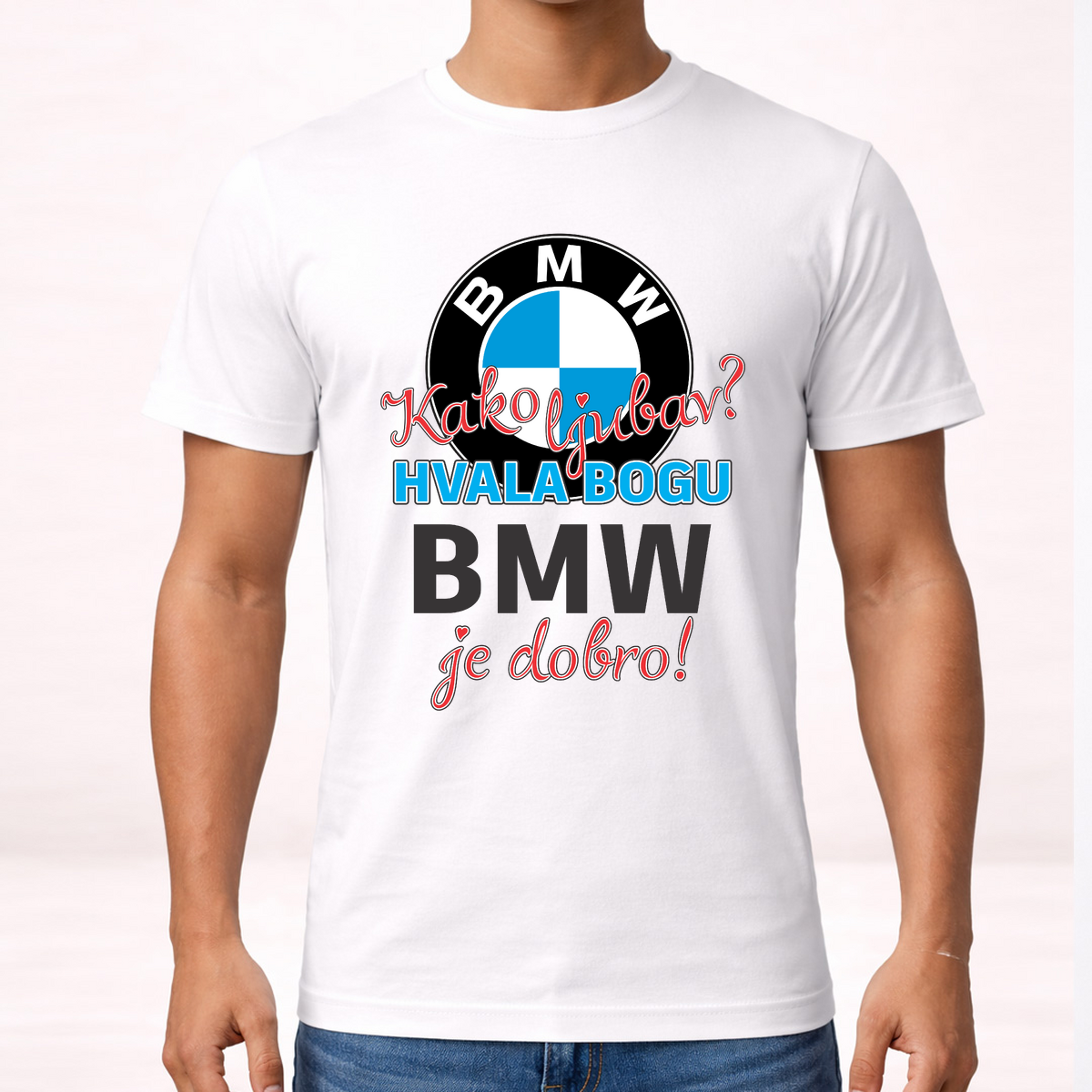 Како љубав Хвала богу BMW је добро - Мајица – приказ артикла