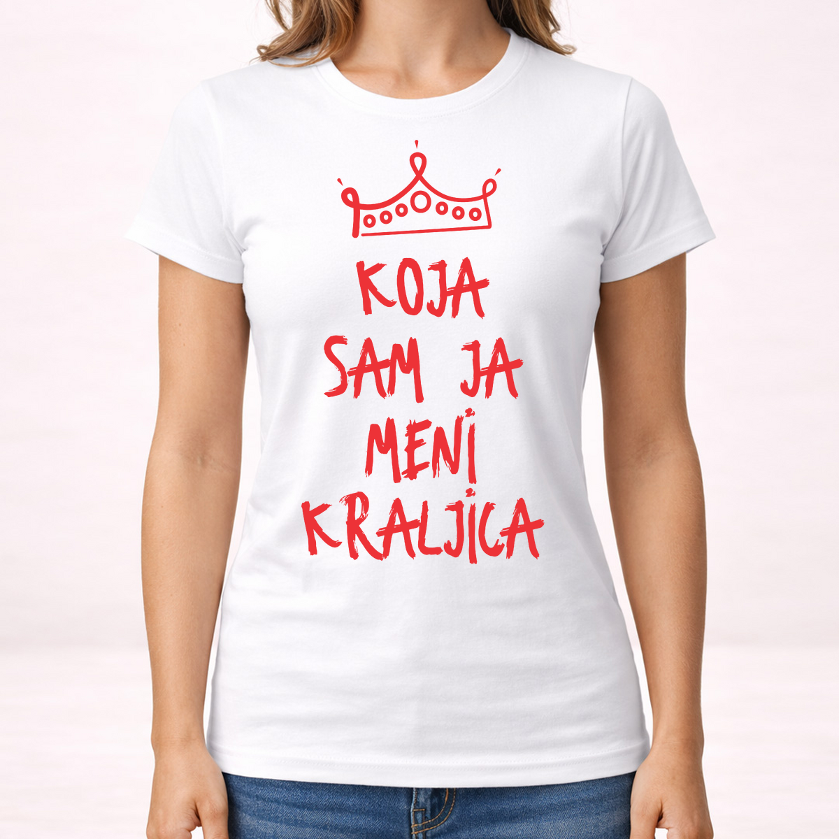 Koja sam ja meni kraljica - Majica - Ženska – prikaz izdelka