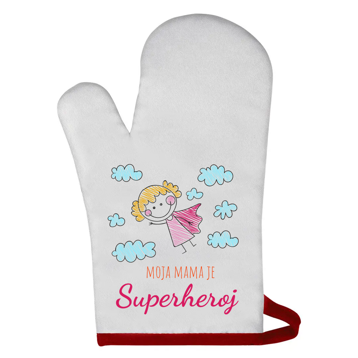 Moja mama je superheroj - Rukavica za rernu – prikaz proizvoda