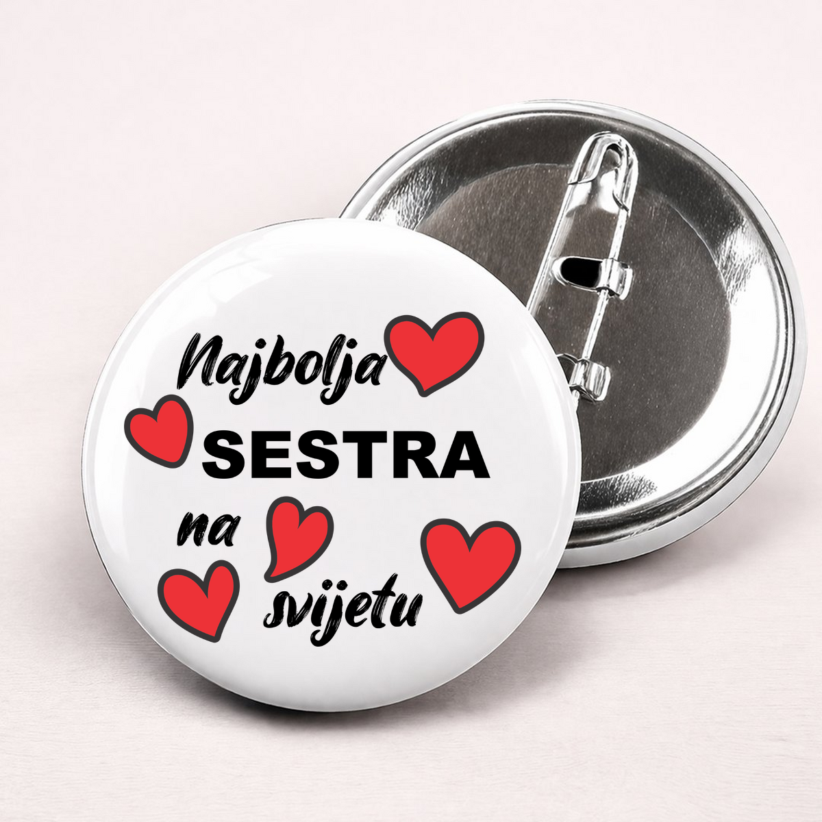 Najbolja sestra na svijetu 2 - Bedževi – prikaz izdelka