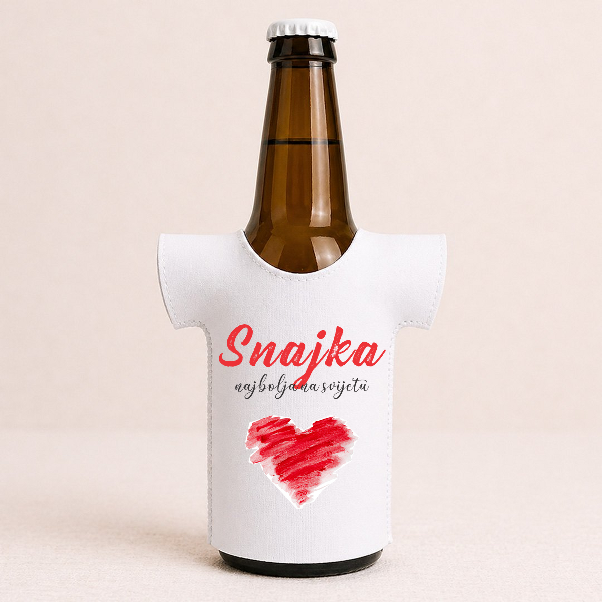 Snajka najbolja na svijetu - Majica za flaše – prikaz proizvoda