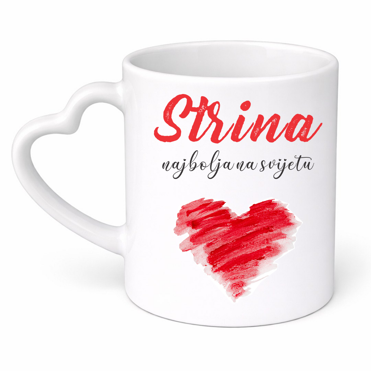 Strina najbolja na svijetu - Šolja srce – prikaz proizvoda