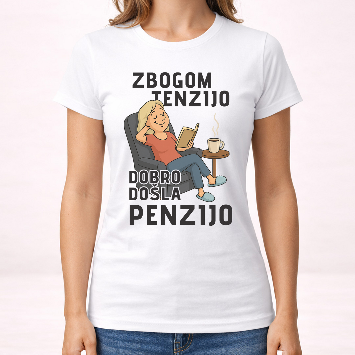 Zbogom tenzijo dobro došla penzijo 1 - Majica - Ženska – prikaz izdelka